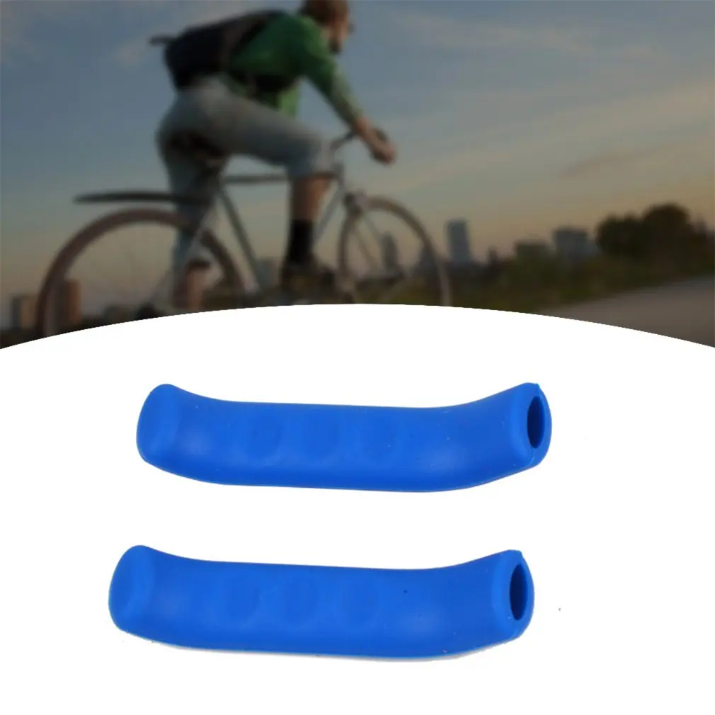 

Bicycle Brake Lever Protective Cover Silicone Cover High Abrasion Resistance Anti-Slip Grip The Handle Stable 2 Pcs