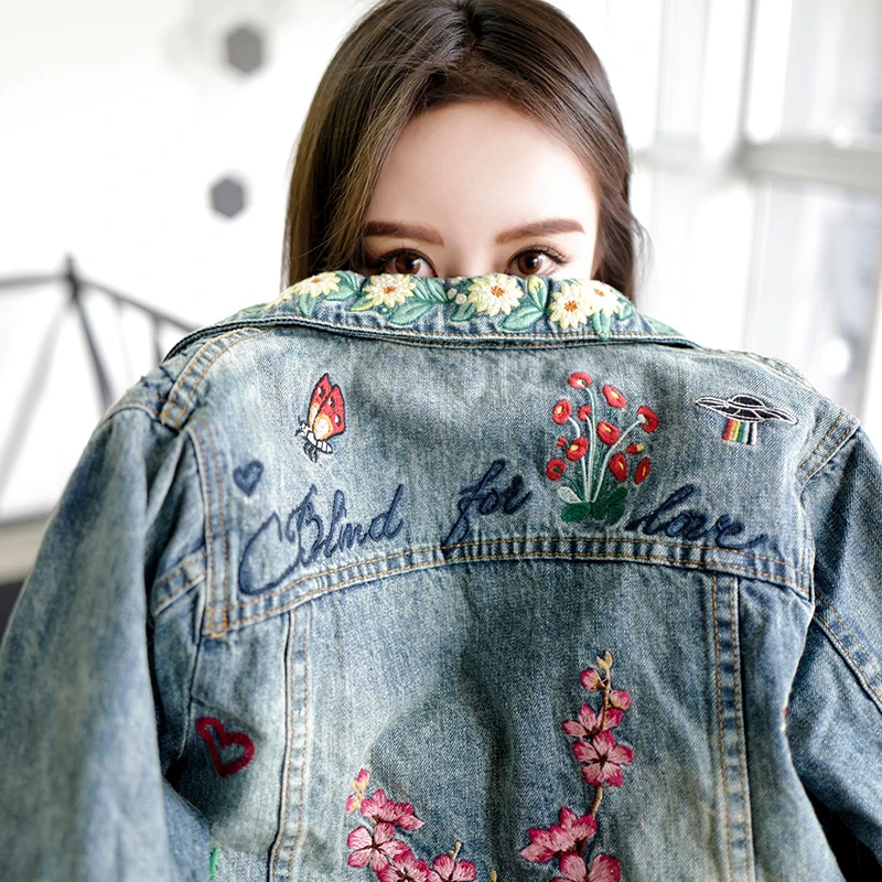 Европейский и американский сезон весна осень Стильные туфли с вышивкой Туфли