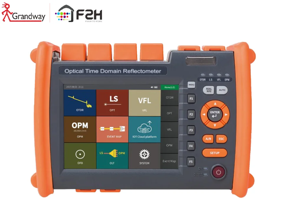 GRANDWAY F2H 1310/1550 нм 32/30 дБ Встроенный Визуальный дефектоскоп лазерный источник и