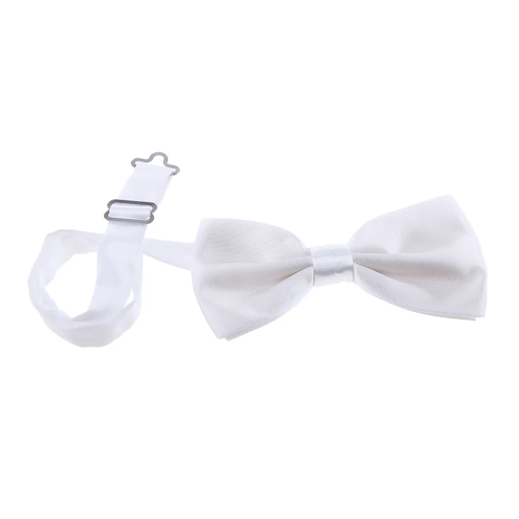 

Classic Pre Tied Satin Tuxedo Bowtie Adjustable Bow Tie for Men Boys