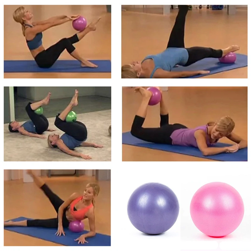 

Новый Для женщин йога мяч для упражнений воздушным насосом Анти-всплеск тренажерный зал баланс Пилатес Фитнес поезд мелких твердых Цвет йо...