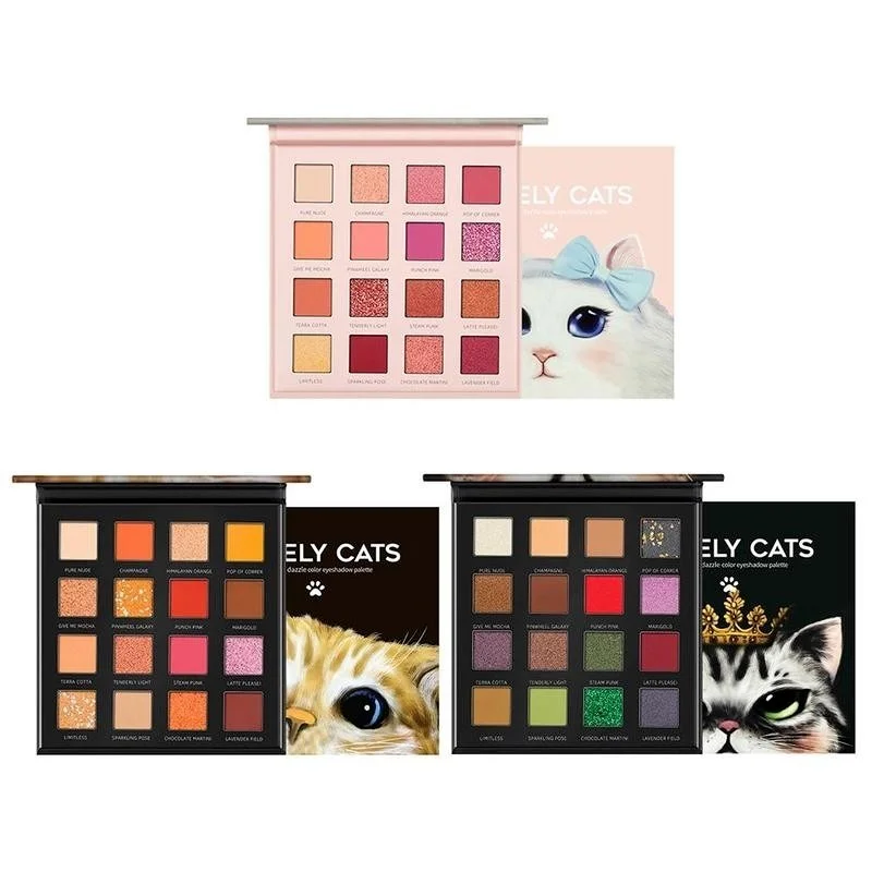 

Color Matte Shimmer Eyeshadow Palette Press Glitter Lasting Eyeshadow Red Pigment Cosmetics Waterproof Palette