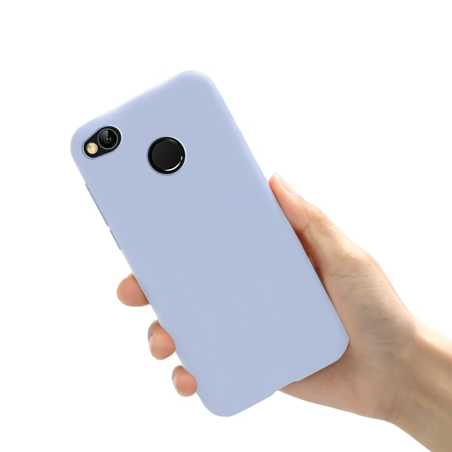 Чехол для Xiaomi Redmi 4x, чехол, матовый, мягкий, ТПУ, ультра тонкий, ударопрочный, чехол для Redmi 4x, бампер для Redmi 4x, силиконовый чехол - Цвет: Purple