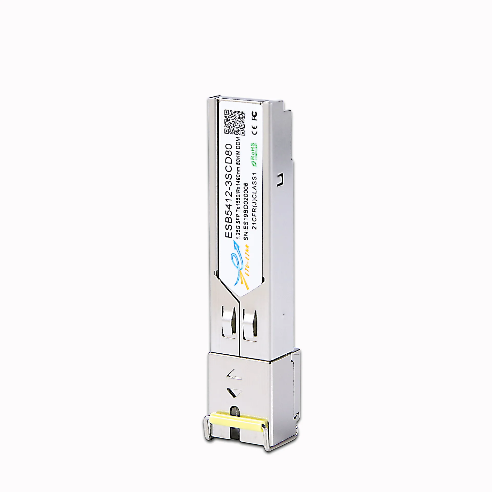 

Гигабитный одномодовый оптический модуль SC, 80 км, SFP 1,25G, 1550 нм, совместимый с Cisco H3C, Huawei, оптоволоконный трансивер