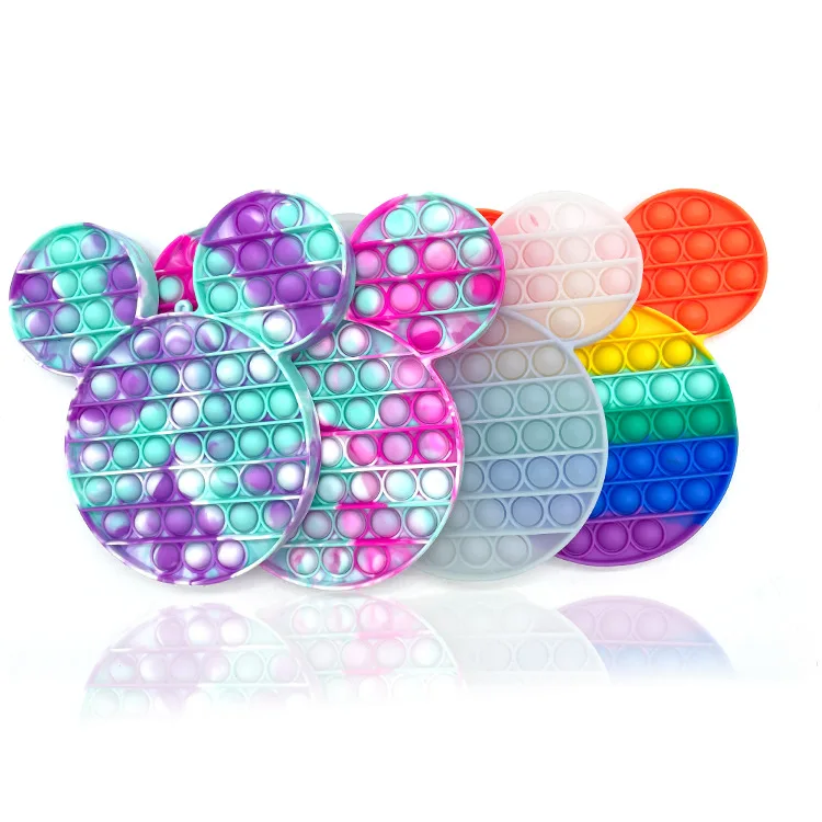 

20 шт., 20 см мышь, Радужный Пузырь, игрушка-антистресс, игрушка для аутизма, специальные игрушки-антистресс для взрослых, игрушки для детей
