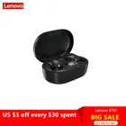 Оригинальные беспроводные Bluetooth наушники Lenovo XT91 TWS BT5.0, Спортивная стереогарнитура с ИИ-управлением, наушники с шумоподавлением и микрофоном