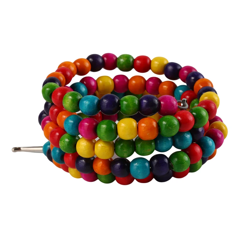 Деревянные бусины с попугаем вращающаяся лестница для скалолазания игрушка