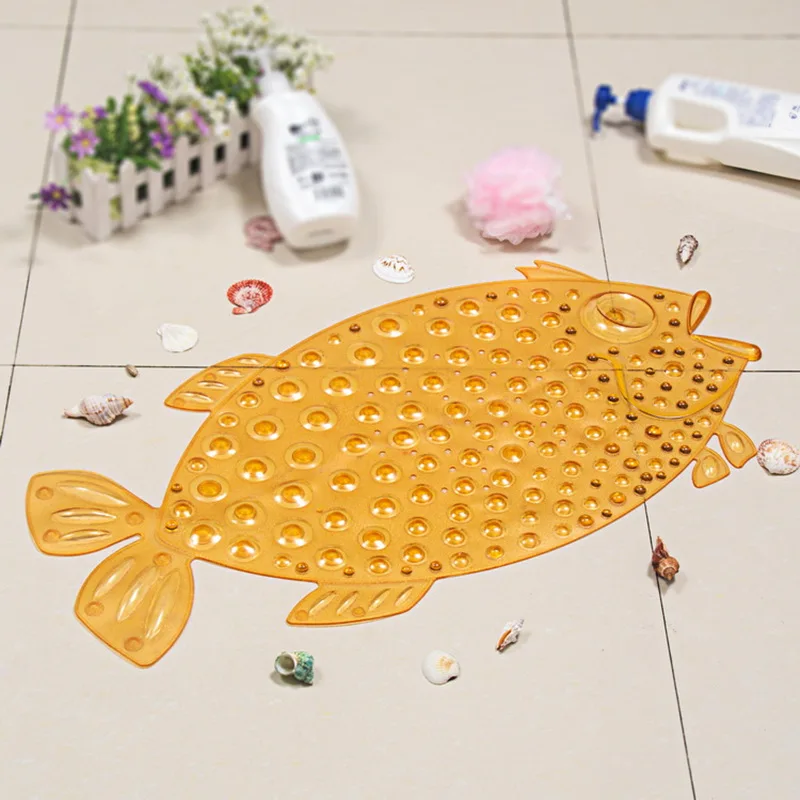 Мультяшный Противоскользящий коврик для ванной из ПВХ с присосками душа