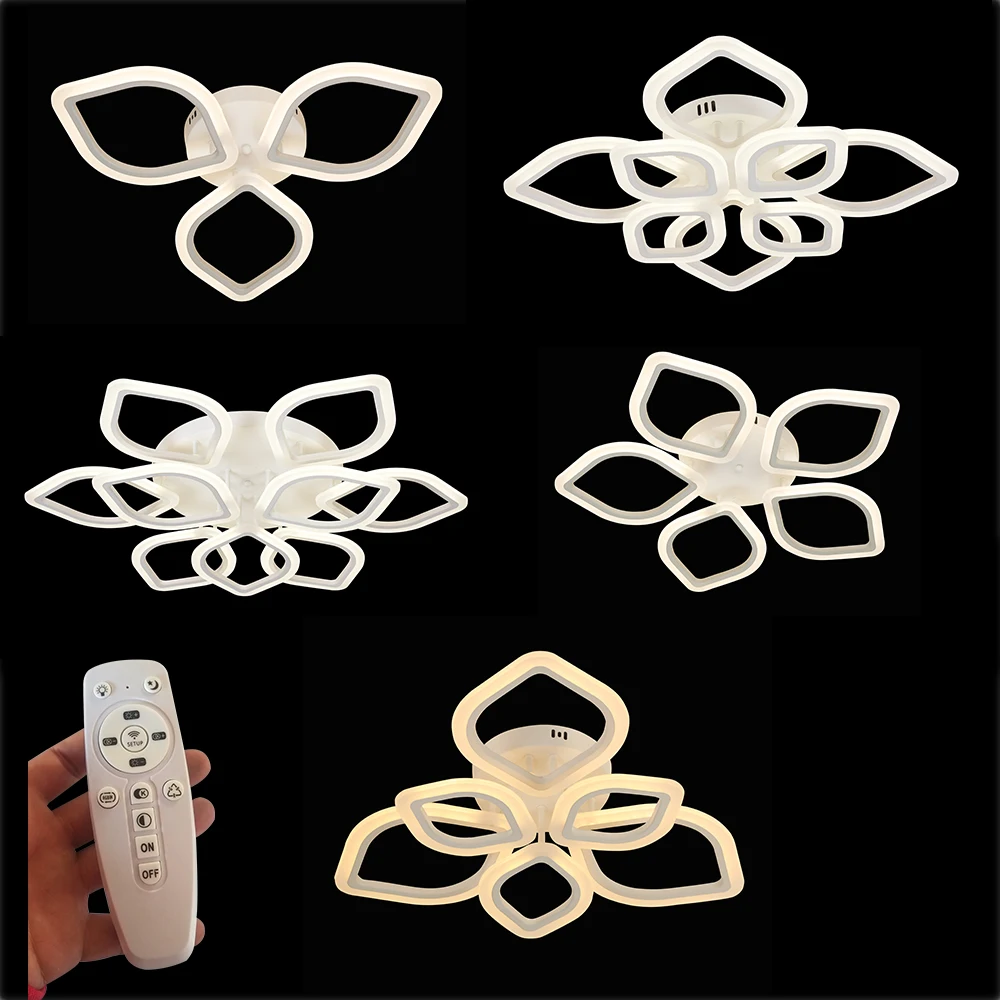 Современная Люстра для гостиной спальни дома Светодиодная потолочная лампа