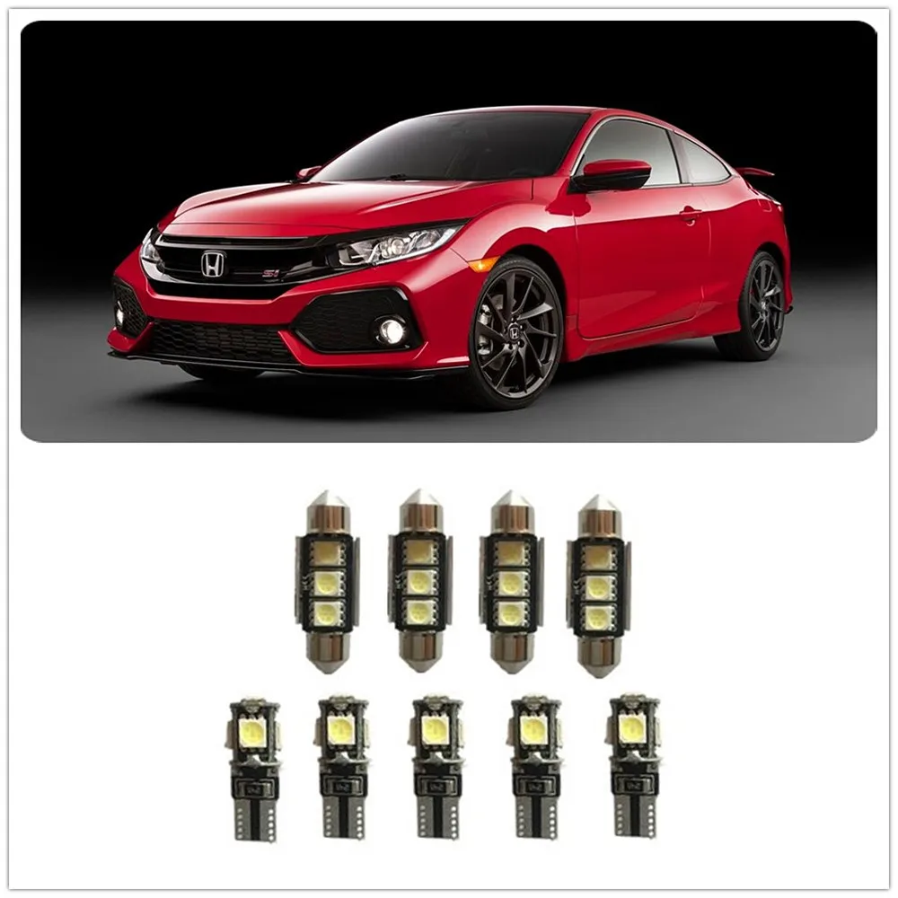 9 шт. интерьер посылка комплект белый светодиодный для Honda элемент EV плюс Fit Insight MDX