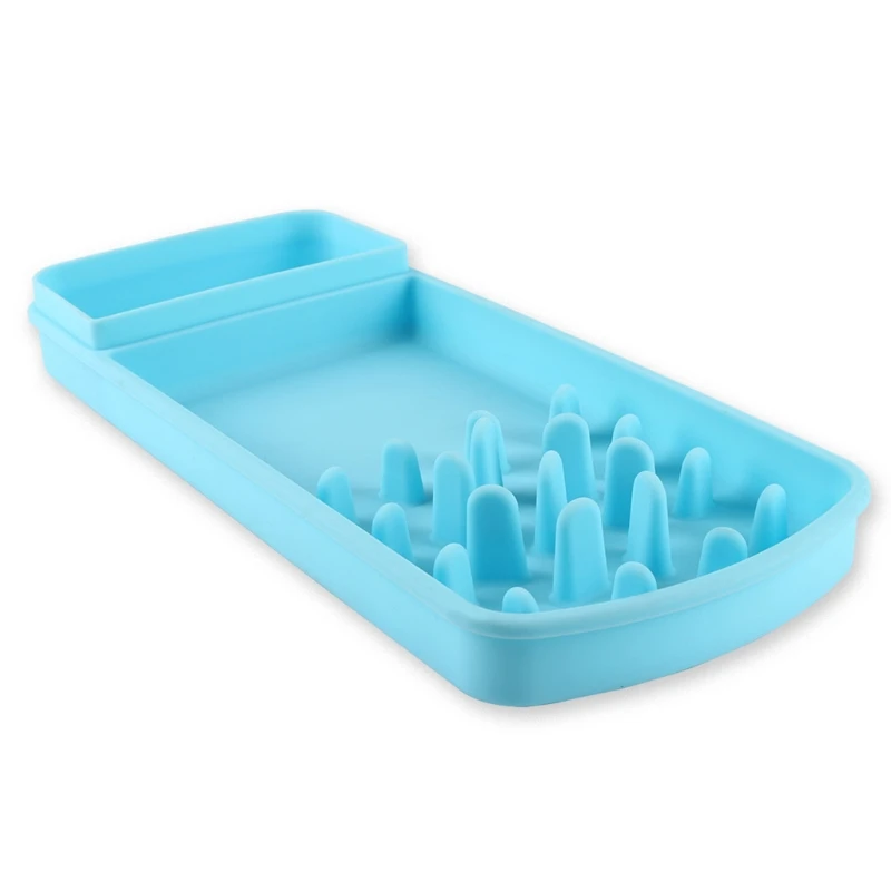 

Dog Bowl Slow Feeder Bloat Stop Pet Food Bowls No Chocking with Water Bowl No-Spill Non-Skid for Dogs Cats and Pets