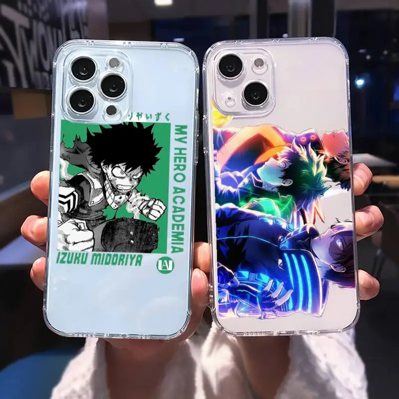 

My hero academia Phone Case for iphone 13 12 11 pro max mini 6 6s 7 8 plus SE2020 X XR XS shell iphone 13 pro max case soft