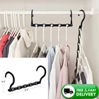 Вешалка с несколькими отверстиями для сушки одежды, Многофункциональная вешалка для одежды, вешалка для сушки, вешалки для хранения, органайзер для шкафа