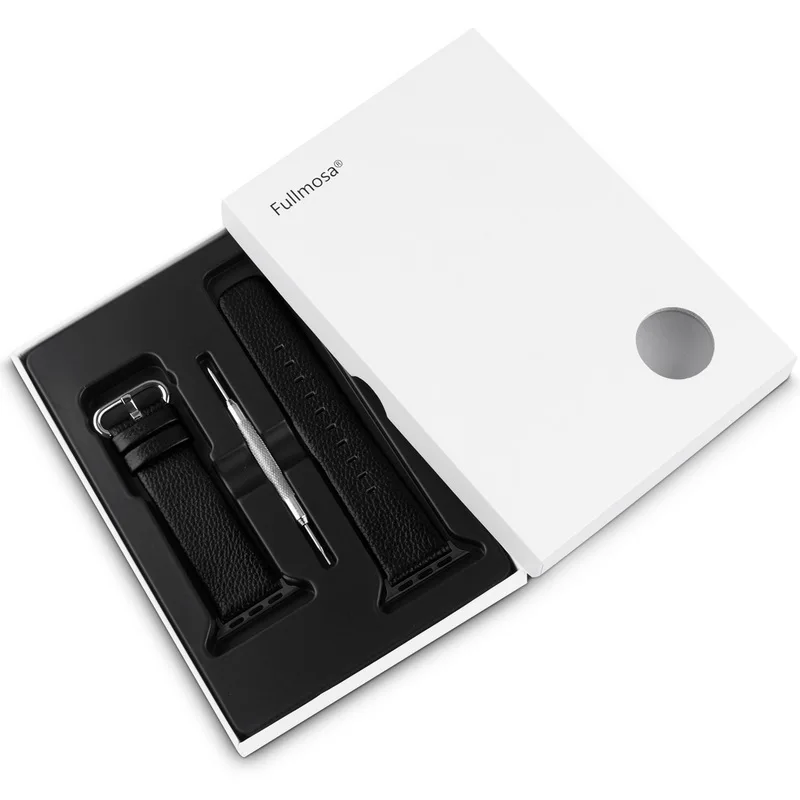 

15 Colors Genuine Leather for Apple Watch Bands Series 5/4/3/2/1, Watchbands IWatch Strap for Apple Watch 44mm 40mm 42mm 38mm