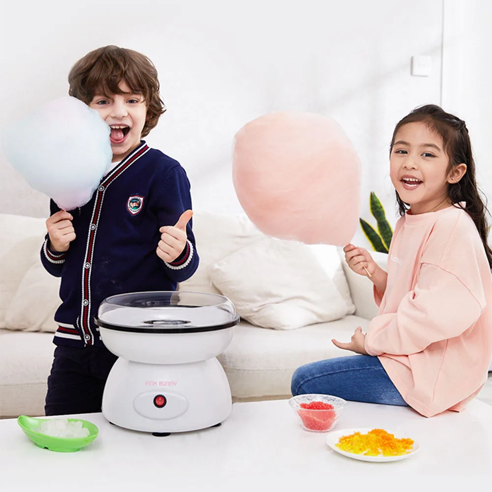 

Household Electric Cotton Candy Machine Mini Portable Child Sugar Thread Making Tool DIY Sweet Marshmallow Machine Snack Maker