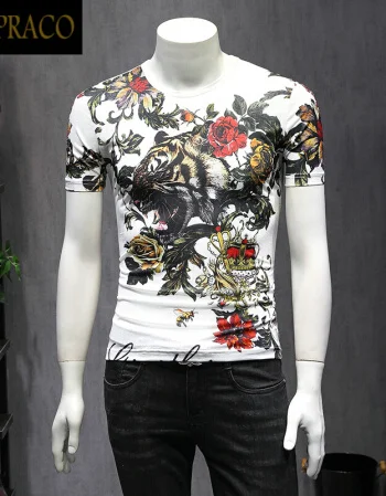 

Повседневная футболка liasao, модная футболка, дышащая удобная летняя одежда, футболка большого размера с 3D принтом тигра в стиле Харадзюку, Ли...