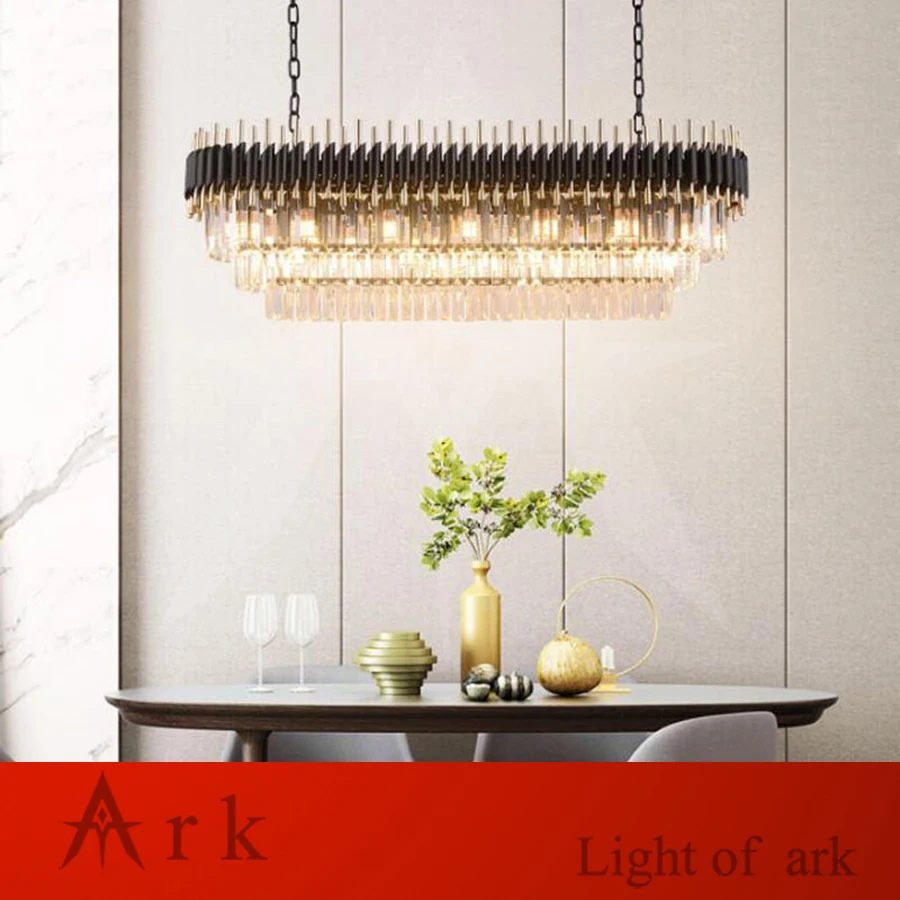 Постсовременная Роскошная гостиная вилла кровать хрустальная люстра высокого