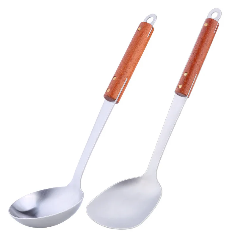 Посуда 2 шт./компл. с деревянной ручкой для супа набор инструментов приготовления