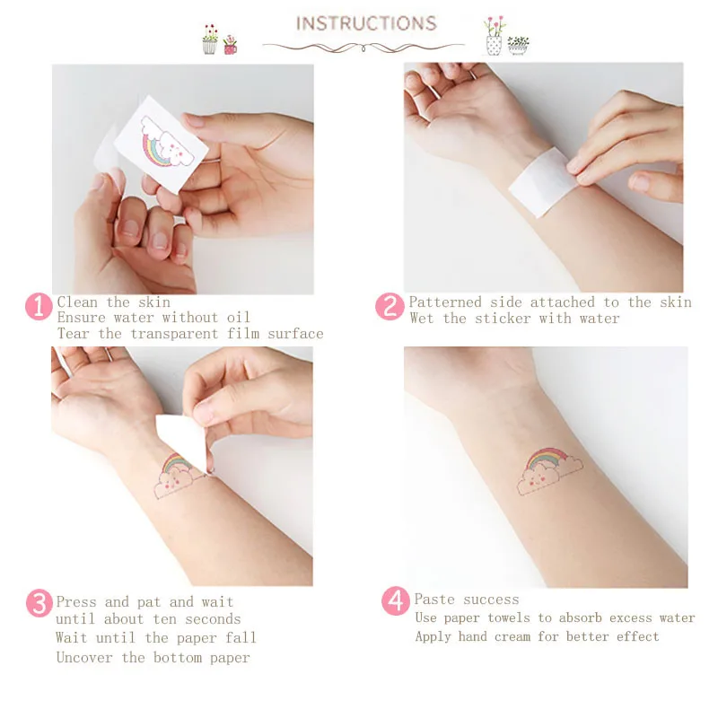 5 шт. новые светящиеся наклейки для татуировок в океане детская Веселая