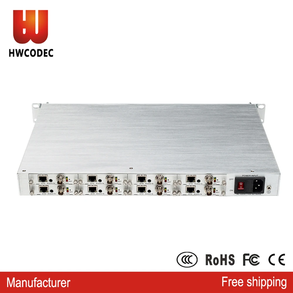 HWCODEC H5318P H264 H265 видеокодер кодирующее устройство телевидения по протоколу