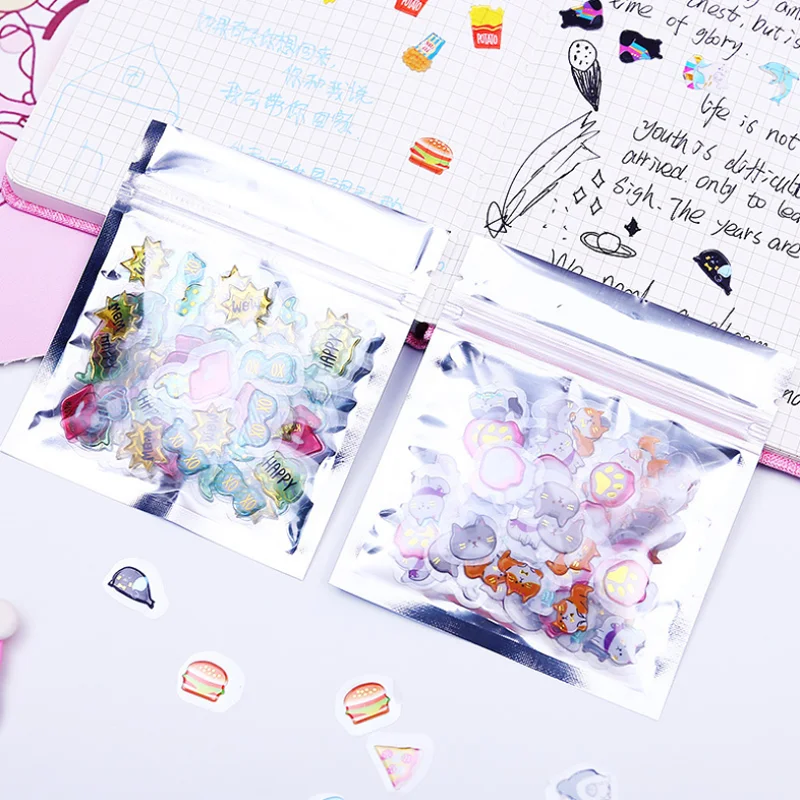 

100 Pcs/pack Cartoon Series Decorative Washi Stickers Scrapbooking Stick Label Diary Stationery Album Office School Supplies