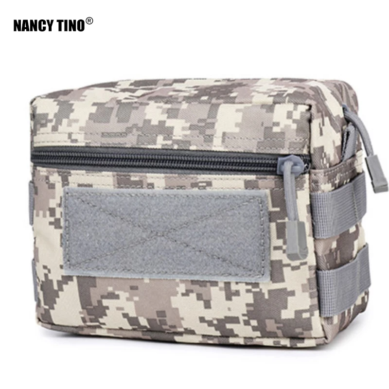 

NANCY TINO 1000D Tactical Molle EDC Pouch Outdoor Hunting Dump Drop Bag Ammo Mag Pouch Utility Accessory for Vest Backpack