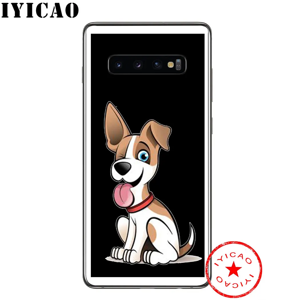IYICAO с героями мультфильма Щенячий черный мягкий чехол для samsung Galaxy A50 A70 A60 A40 A30 A20 A10