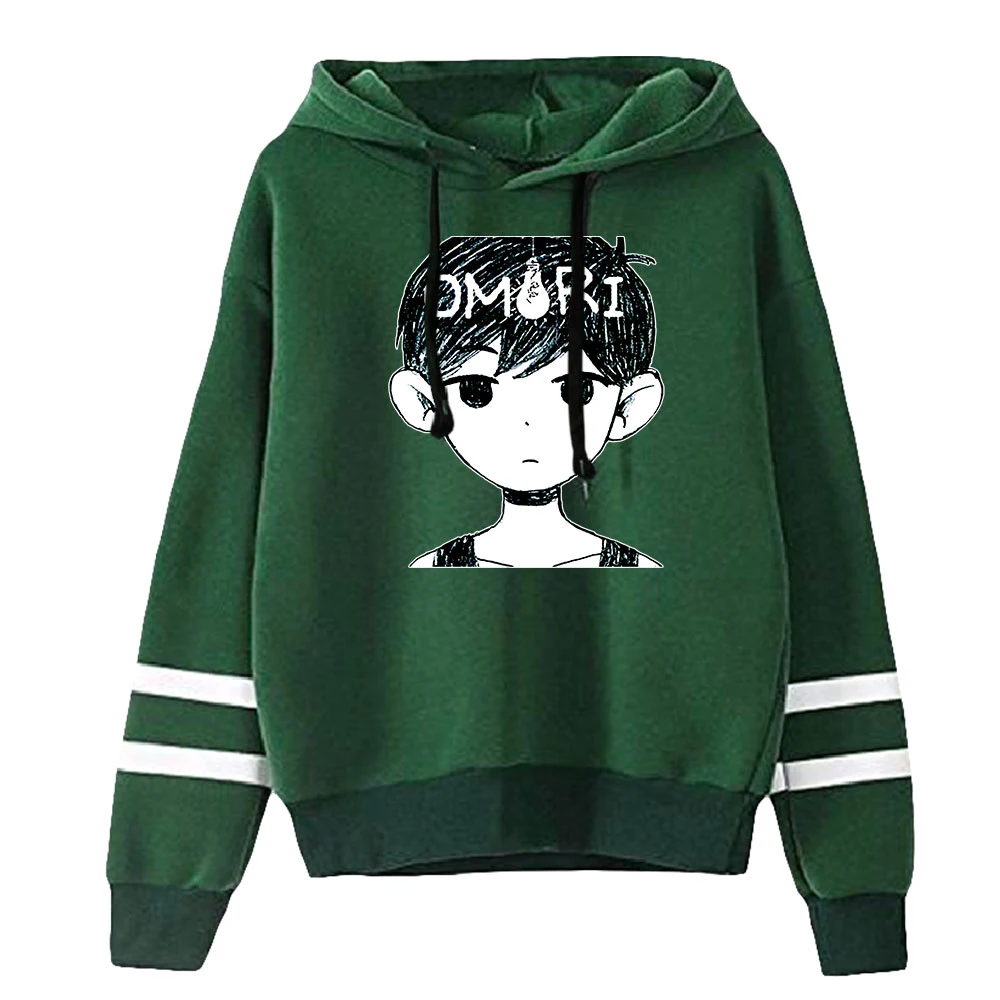 

Anime Omori Hoodies Unisex Long Sleeve Fashion Streetwear Pullover Hooded Sweatshirts Men/Women Harajuku Oversized Clothes