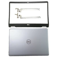 new laptop case for dell inspiron 15 5000 5584 lcd back coverfront bezellcd hinge 0gycjr 0j0myj silvery