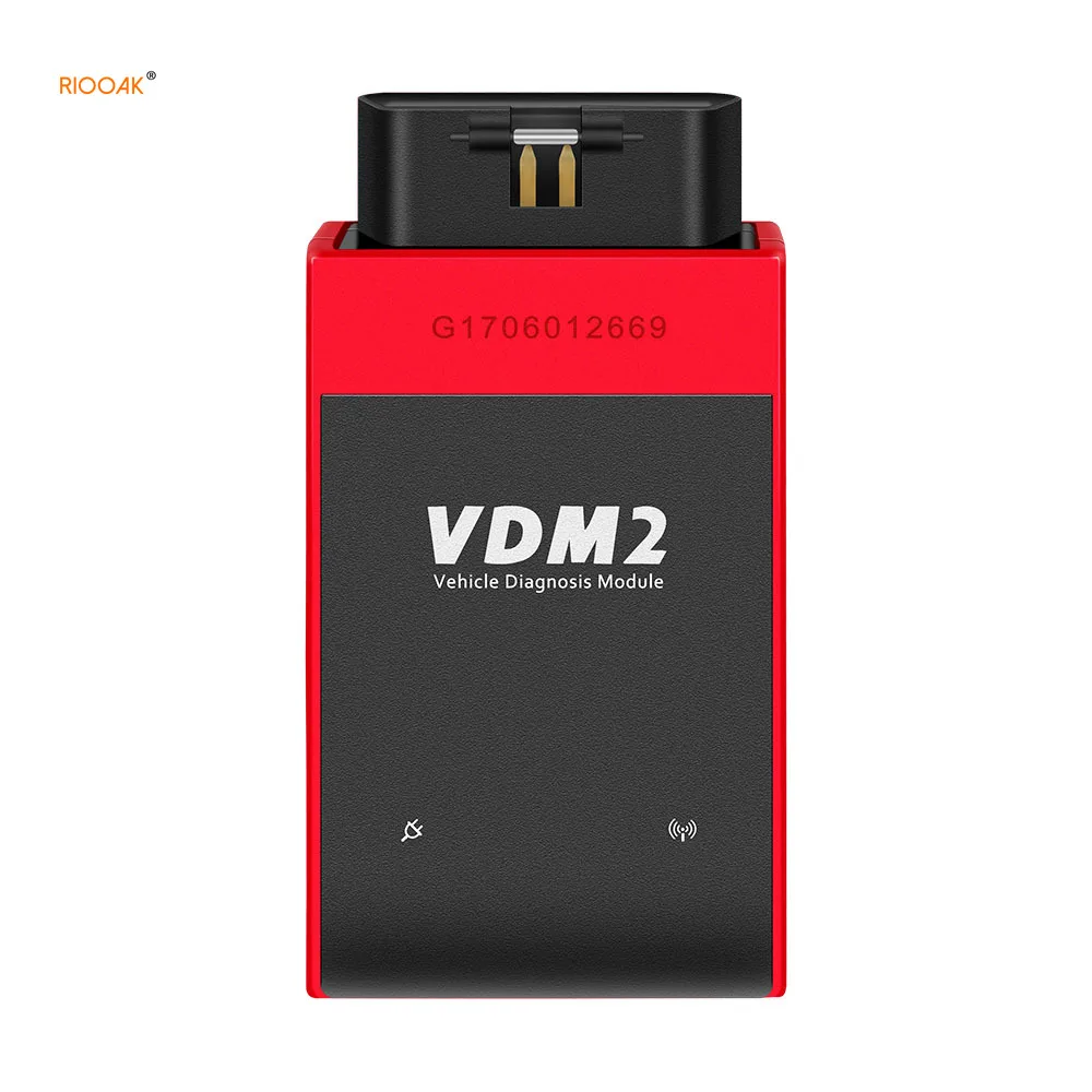 Полная система RIOOAK New UCANDAS VDM2 V5.2 Bluetooth/Wifi OBD2 VDM II для Android 2 ОБДII код-сканера лучше, чем Easydiag.