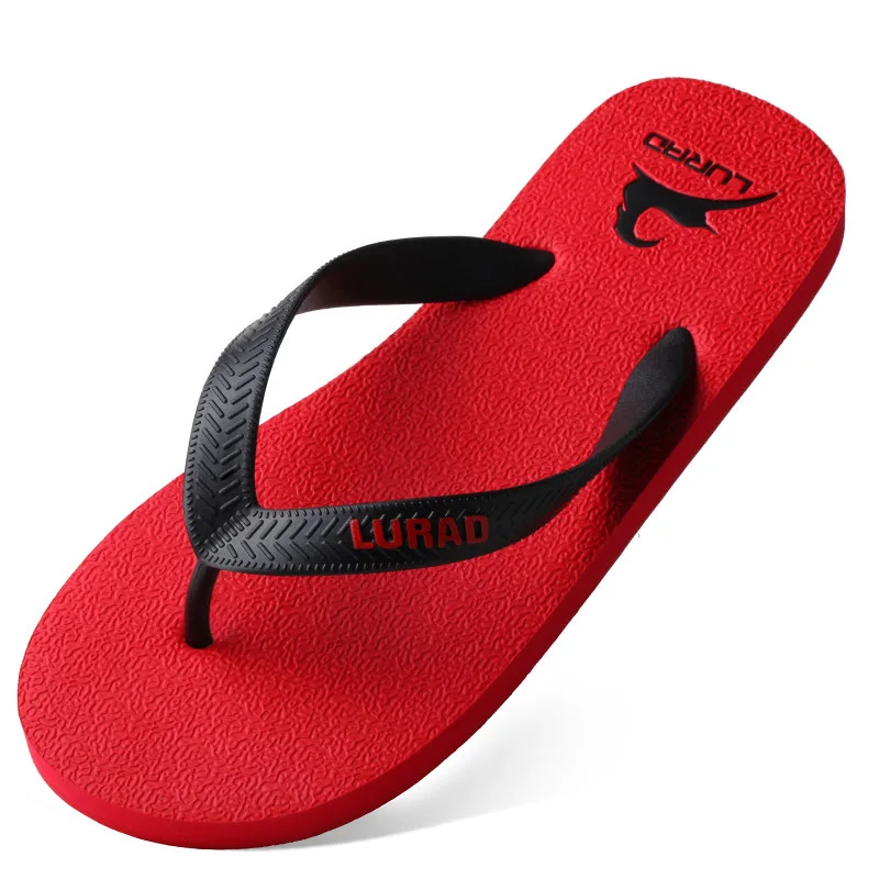 Новинка 2019 года мужские тапочки нескользящие повседневные Вьетнамки сезон лето