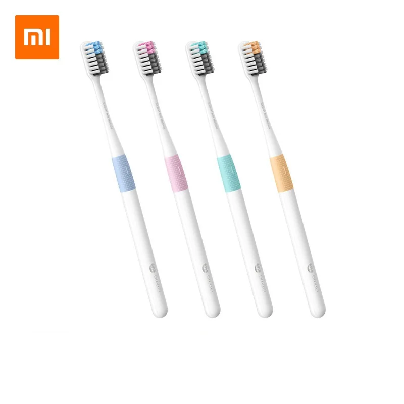 

Xiaomi Doctor B Toothbrush Bass Method Sandwish-bedded Better Brush Wire 4Colors Deep Cleaning Toothbrush Including a Travel Box