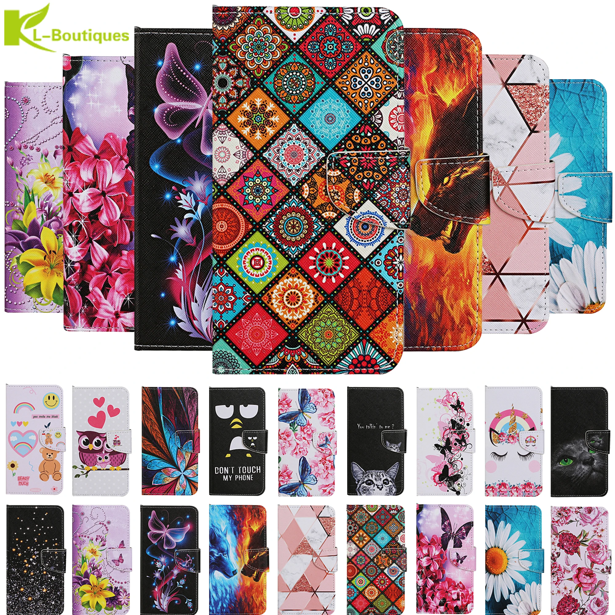 

Чехол для xiaomi mi10 pro, чехол для Xiaomi Mi 10 Pro Lite, мультяшный флип-чехол с узором, кожаный чехол для Mi Note 10 note10 pro, кошелек Etui