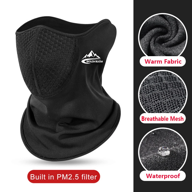 

Зимний обогреватель с фильтром PM2.5 защита шарф Шейная трубка Открытый Рыбалка Туризм Велоспорт маска для лица Пылезащитная бандана повязка...