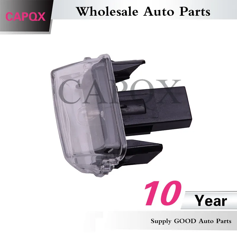 CAPQX задний номерной знак светильник для COROLLA 2007- VERSO 2009-2012 E'Z YARIS Lewin CAMRY AURIS AVENSIS 2008-2013 - Испускаемый цвет: 1 piece