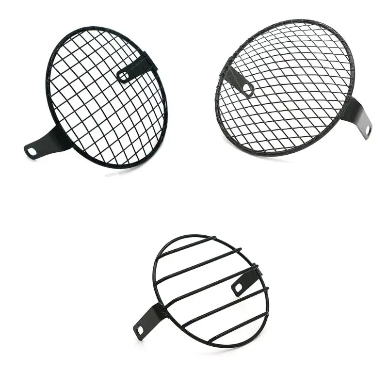 Новинка 6 69 передняя фара с боковым креплением для мотоцикла круглая крышка гриля