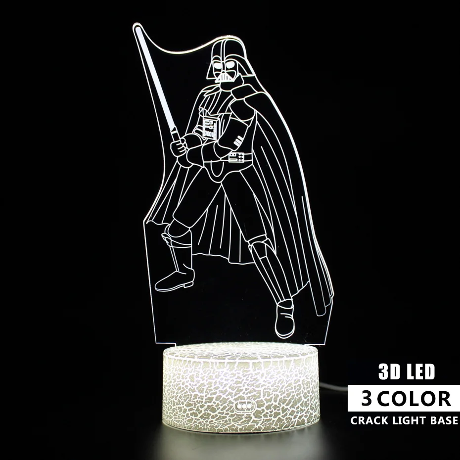 Проекционная лампа Звездные войны Дарт Вейдер фигурный светильник вечерние