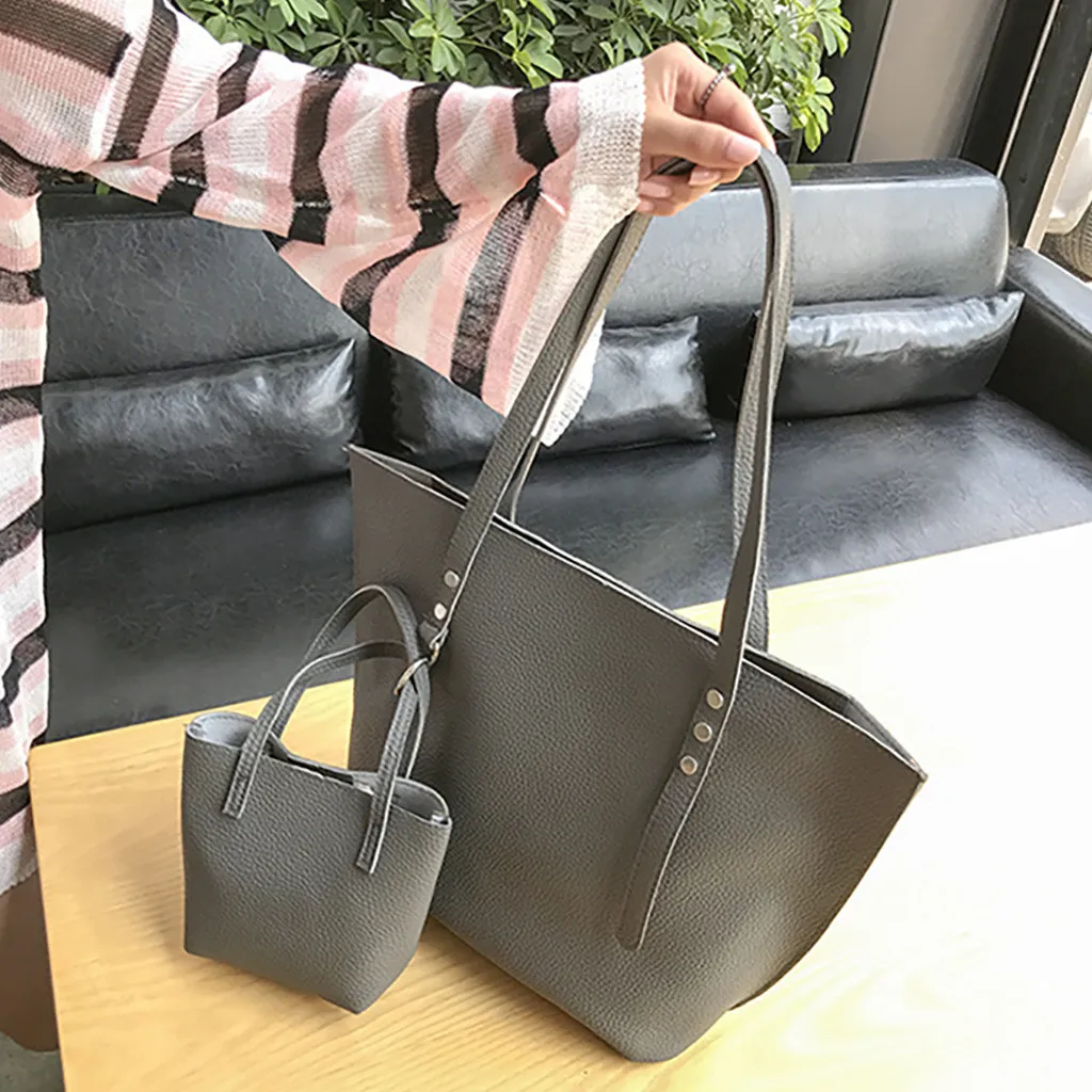 35 # модные женские туфли кожаные четыре части плеча Сумка через плечо