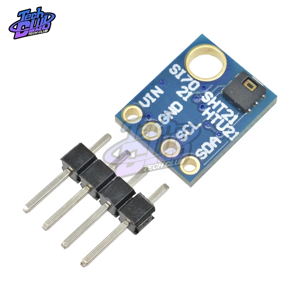 Цифровой модуль индикатора температуры и влажности GY 21 HTU21D IIC/I2C для