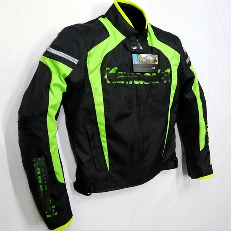 Мужская командная мотоциклетная куртка, одежда для гонок, штаны для мотокросса, ветронепроницаемые теплые штаны для внедорожников, костюм для Кавасаки