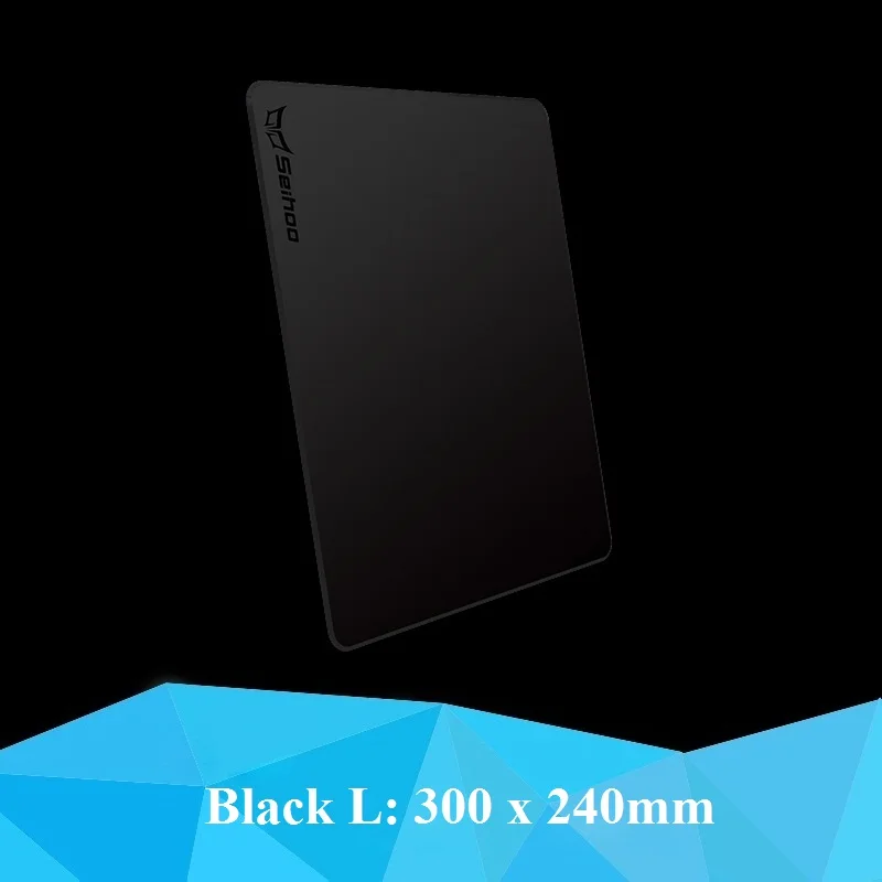 Black 300 Жесткий матовый гладкий резиновый коврик для мыши силиконовый нижний пластиковый большой размер игровой коврик для мыши Индивидуальный Коврик для мыши - Цвет: Black 300