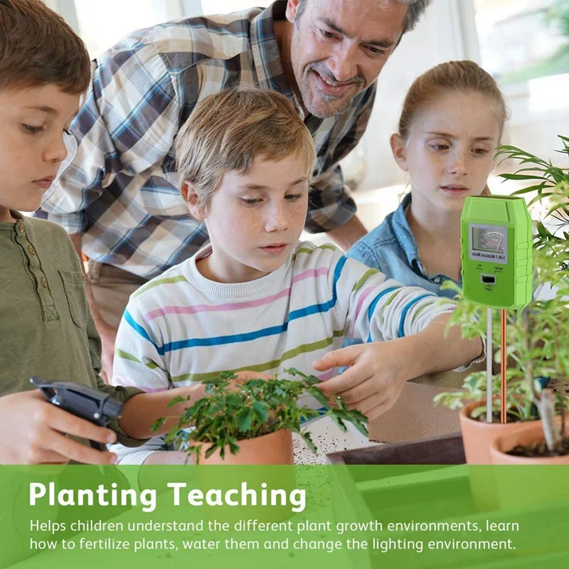 Почвы Тесты комплект Модернизированный Смарт 3-в-1 почвы Свет/устройство контроля