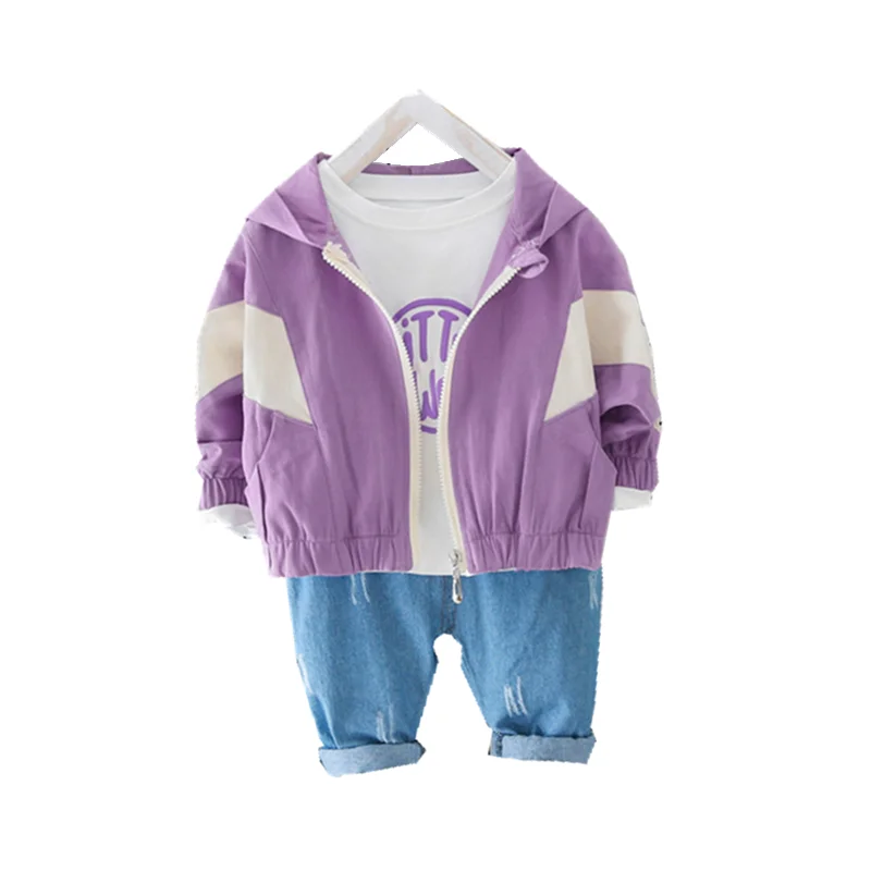 Осенняя одежда для маленьких мальчиков и девочек детская куртка с капюшоном