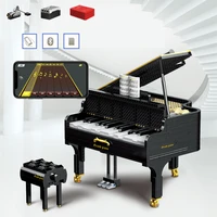 new app control electric playable grand piano bluetooth speaker ideas toys building blocks bricks kid gift