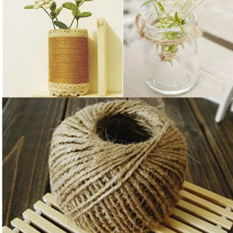 Натуральная пеньковая веревка 30 м | Дом и сад