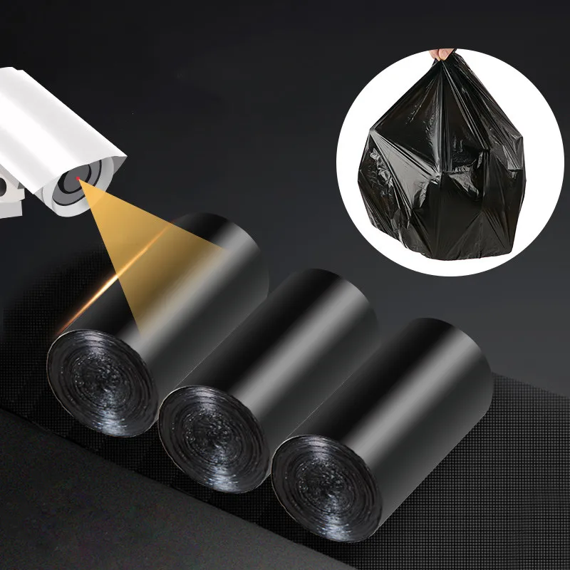 100 шт мешок для кухонного мусора тип жилета сумка хранения одноразовые черные