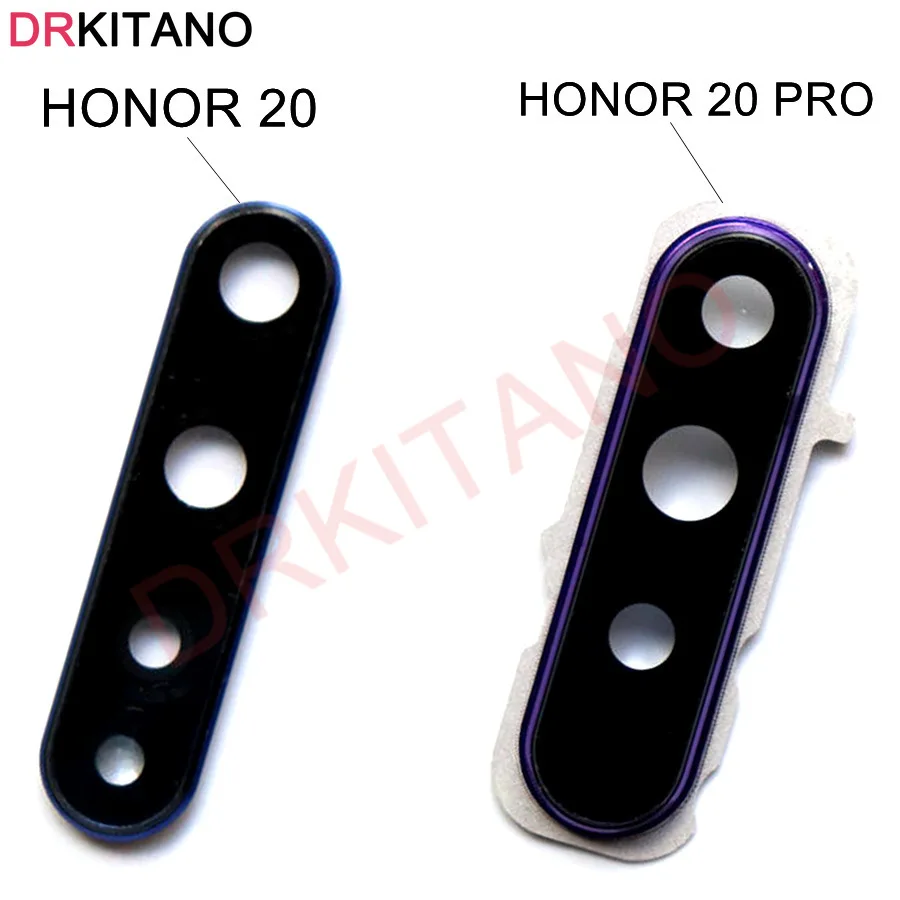 

Original Rear Back Camera Glass For Huawei Honor 20 Pro Camera Glass Lens With Frame Holder Honor20 Pro Replacement Parts