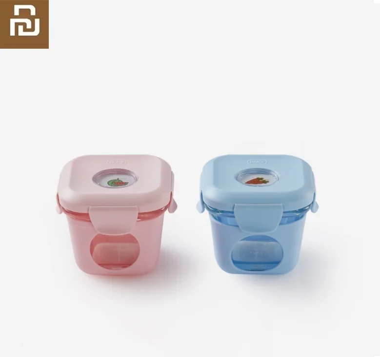 Новый Kalar детский контейнер для еды стеклянная коробка хранения пищевое стекло