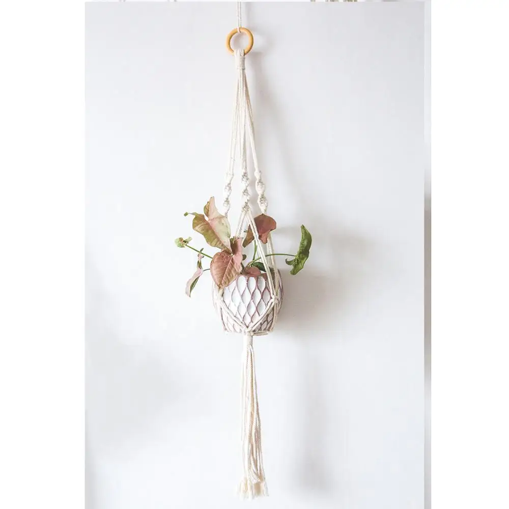 Новое поступление вешалка для горшка ручной работы подвеска цветов украшение