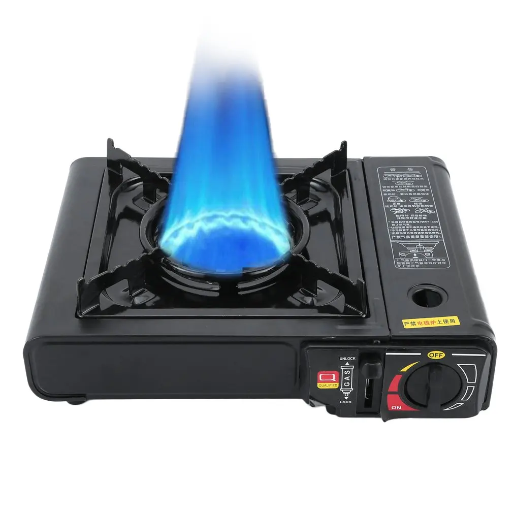 Портативная плита для кемпинга складная уличная газовая портативная печь